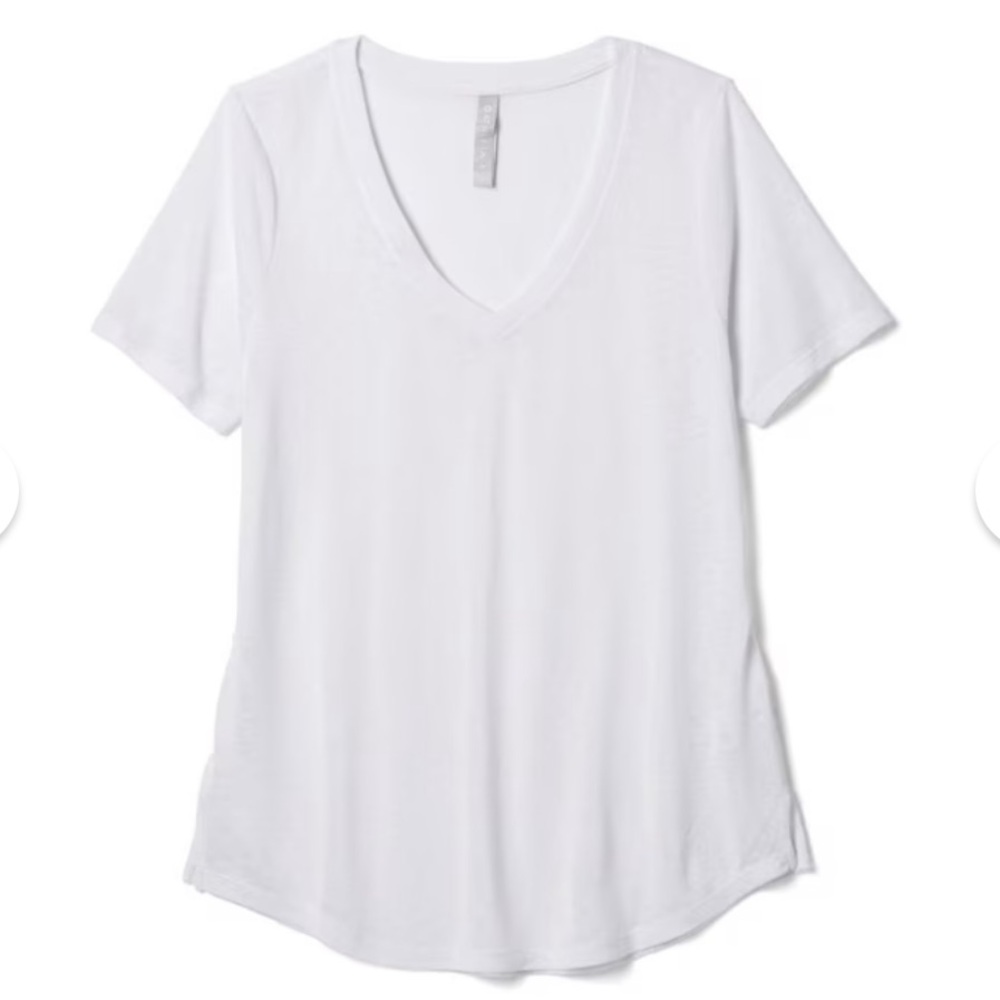 ATHLETA ESSENTIAL V-NECK TEE